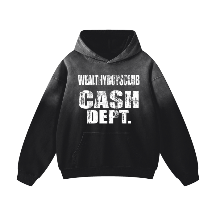 Heavyweight Pure Cotton Handcrafted Monkey Wash Drop Shoulder Oversized Hoodie